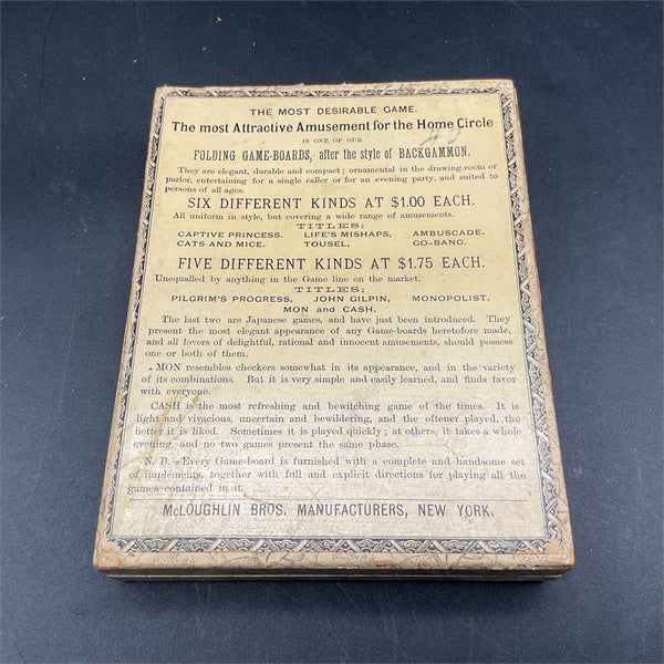 1875-1885 McLoughlin Bros. “Game of Star Authors” 64 card