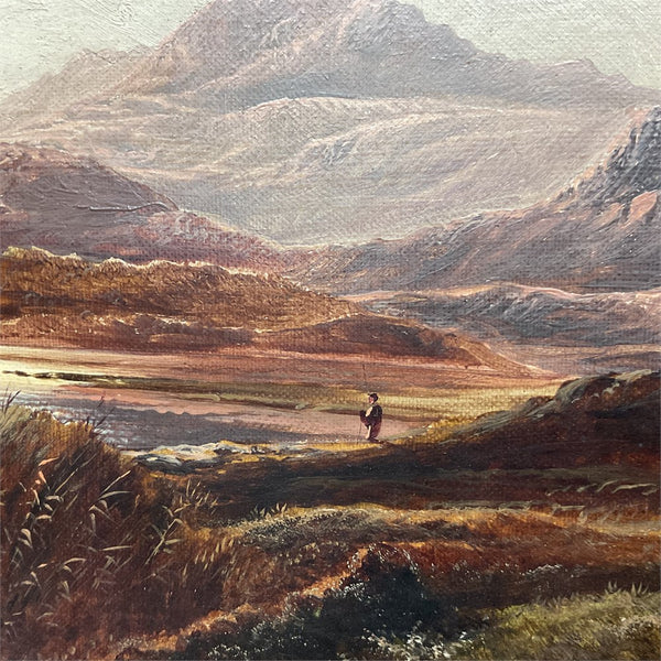 Charles Leslie, Welsh Landscape 1886 Oil on Canvas