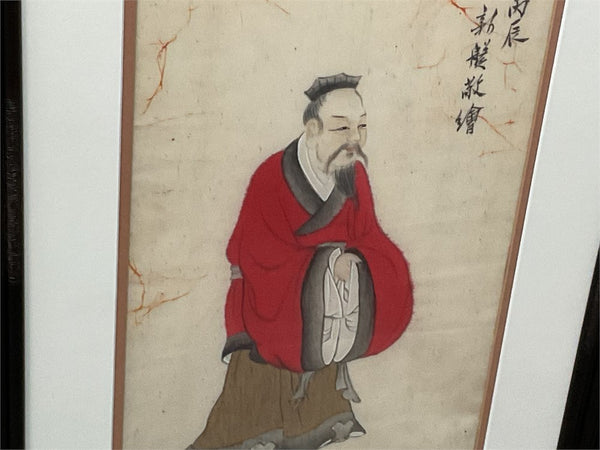 Duke of Zhou Chinese Brush Painting 20th century by Xinpan