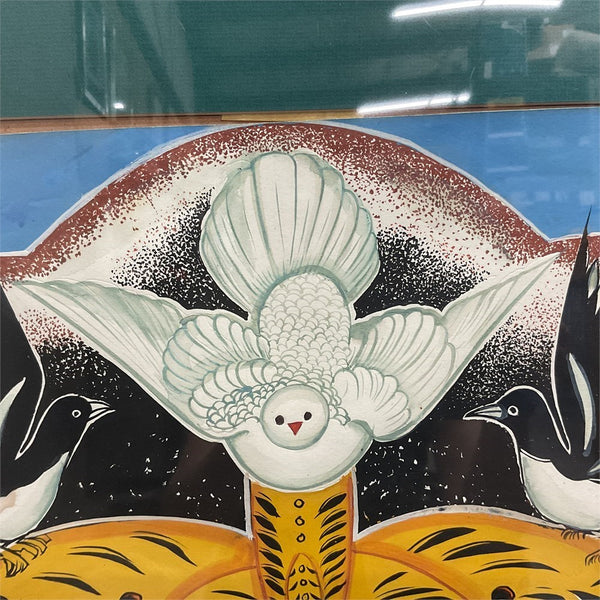 Chinese Folk Art Painting Year of Tiger 20th Century