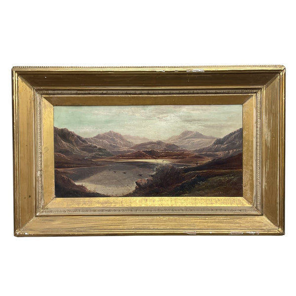 Charles Leslie, Welsh Landscape 1886 Oil on Canvas