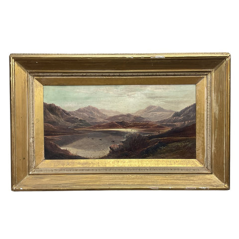 Charles Leslie, Welsh Landscape 1886 Oil on Canvas