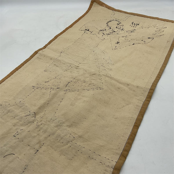 Egyptian revival cloth wall hanging of the god Khnum