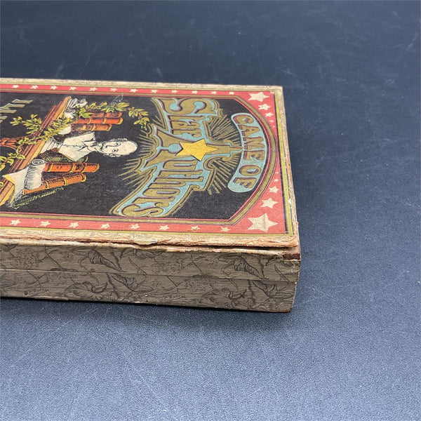 1875-1885 McLoughlin Bros. “Game of Star Authors” 64 card