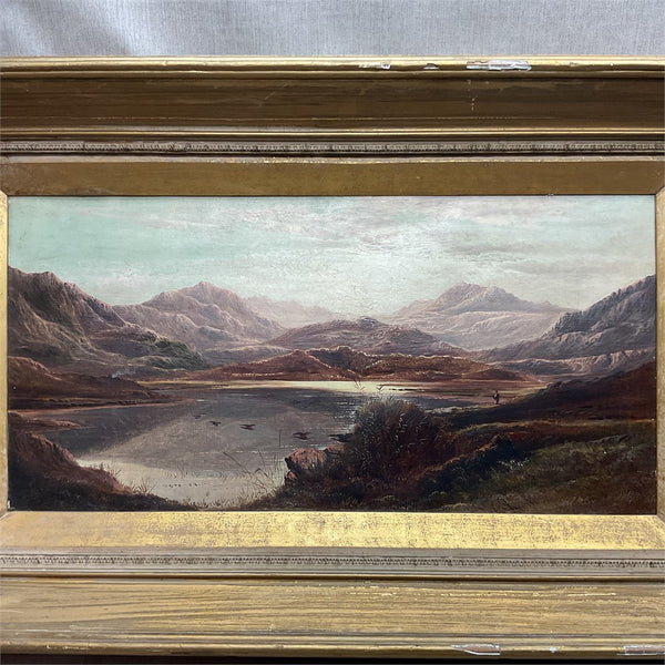 Charles Leslie, Welsh Landscape 1886 Oil on Canvas