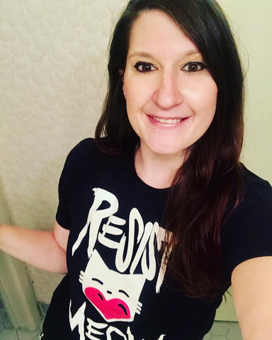 Resist Meow T Shirt White Cat