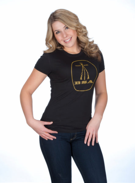 Black BSA Motorcycle T Shirt