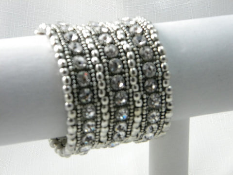 3 Row Chrystal Stretch Bracelet