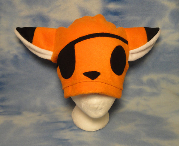 Orange Pirate Fox Hat