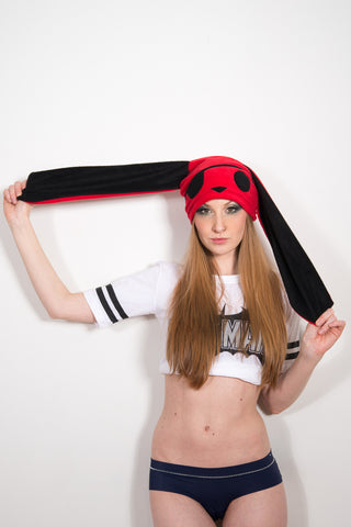 Red Pirate Bunny Hat