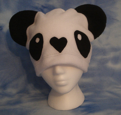 White Panda Hat