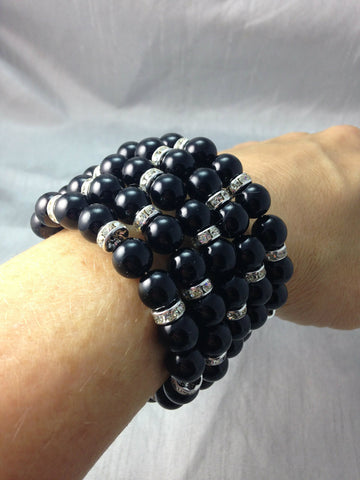 Big Pearl Bracelet-Grey