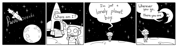 Bot Bot T shirt Luv Catz Strip 1