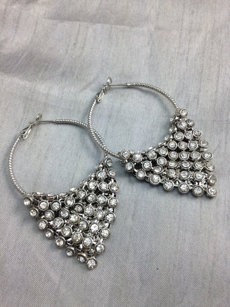 Mesh Chrystal Earrings