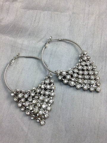 Mesh Chrystal Earrings