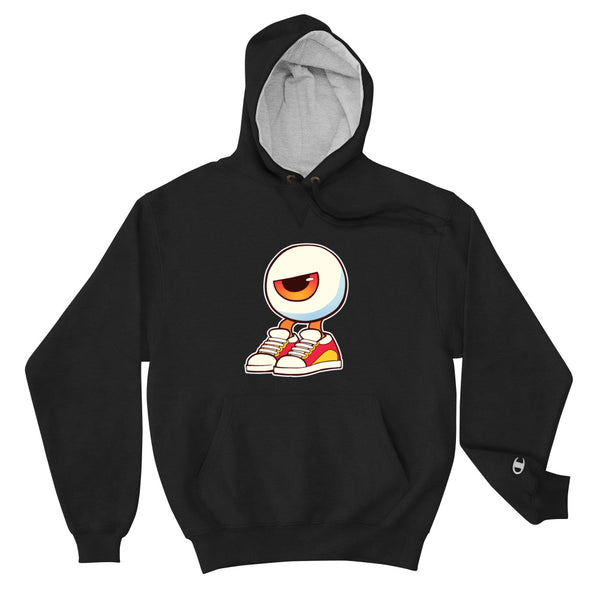 Angry Bleep  Champion Hoodie