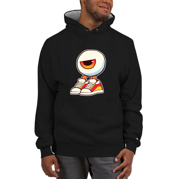 Angry Bleep  Champion Hoodie