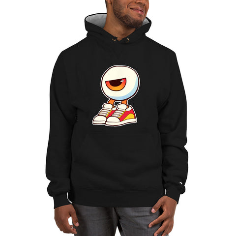 Angry Bleep  Champion Hoodie
