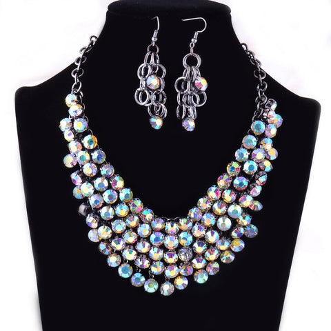 Multi Color Dangle Necklace